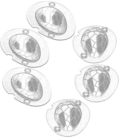 LABRIMP 3 Juegos Molde para Huevos de Pascua Resistente Altas Temperaturas con Diseño de Huevo de Dinosaurio Molde Transparente para Chocolate y para Repostería y Decoración Diy