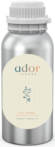 Ador Scents ETE Eternal Essential Oil, 500ml, Inspired by Sofitel, Botanical Luxury Fragrance, Lemon-Cypress-Violet-Amber Blend, Summer Collection