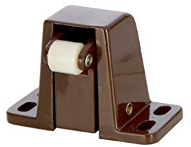 Eliga Rollverschluss Braun, Zink, Scheibe, Washer, 34 Millimeter Nuten, Split-Sperre, Edelstahl, Standard