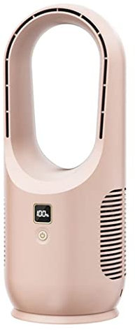 Ventilador de Sobremesa Sin Aspas, Ventilador de Refrigeración de Sobremesa, Ventilador de Sobremesa Silencioso y Recargable, 3 Velocidades de Viento Ajustables, para la Oficina, El Hogar, El Dormitor