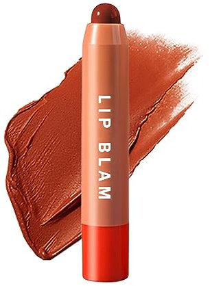 Baume à Lèvres Teinté Hydratant, Crayon à lèvres nourrissant les rides et ridules des lèvres, Rouge à Lèvres Glossy Longue Tenue Waterproof, Soins des lèvres pour les Lèvres Sèches et Craquelées