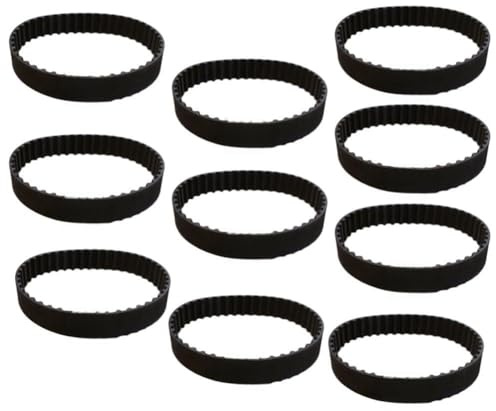 Cinghia di trasmissione per piallatrice 2/4 pezzi 914592 compatibile con BLACK DECKER DN75 DN750 KW750 SR600 Sr600 DN75 Cintura in gomma nera Accessori per pialla elettrica (Color : 10)