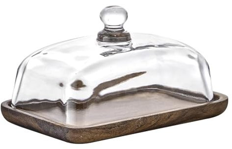 FAJNUZI2024 Mantequillera Plato de Mantequilla Bandeja de Madera Vintage for Tartas de Boda Plato de té Plato de Aperitivos Mesa de postres Plato de Dim Sum Mantequera