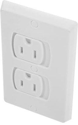 NUOBESTY Cache-Prise Électrique Pour Prise De Protection Bébé Plaque De Sécurité Murale Protection Électrique Intérieure Pour Enfants Remplacement Pour Tout-Petits
