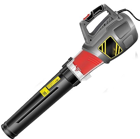 Soffiatore per foglie portatile, soffiatore per foglie industriale da 3000 W e 3800 W, soffiatore per foglie elettrico, soffiatore per la rimozione della polvere e la pulizia, apribile con una chiav