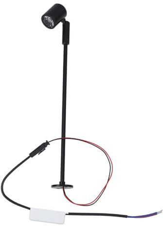 Cabilock Spot Led Mini Pour Vitrine Lumière Naturelle Projecteur Led Rotatif Pour Comptoir Éclairage Intérieur Compact Et Économe Lampe Debout Noir