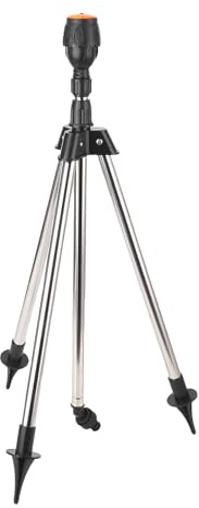 Generic Arroseur rotatif sur trépied - Connexion rapide - Grande couverture réglable en hauteur - Stable avec supports de 3 pieds - Convient pour pelouses, jardins, cours, arrosage efficace
