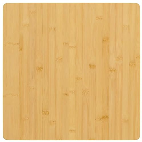 Hoopleep Bambus Tischplatte 60x60x2,5 cm, Holz Tischplatte für Couchtisch, Schreibtischplatten, vielseitig einsetzbar, lackiert