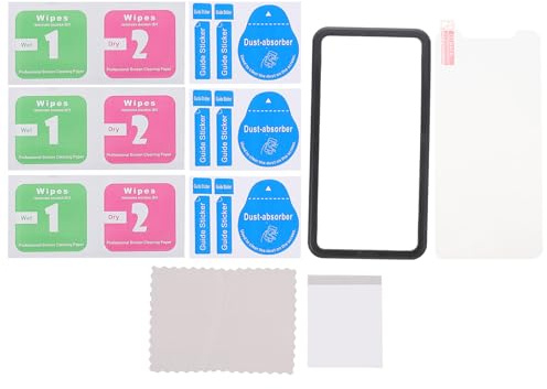 Homoyoyo 2 Sets Tempered Glass Screen Protectors for Scratch-resistant Phone Screen Covers with High Transparency Lightweight and Wear-resistant Protective Film for Cell Phones