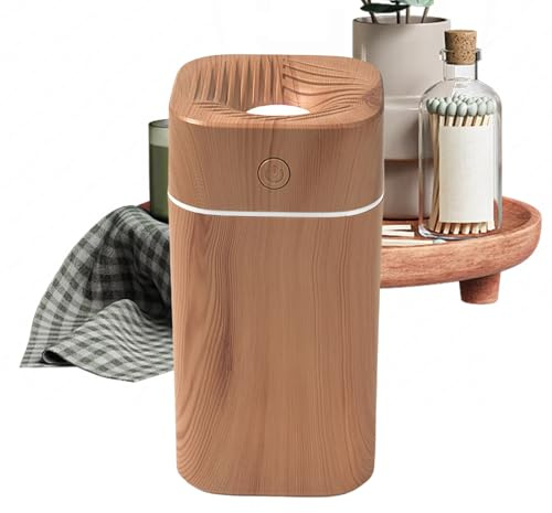 Humidificador portátil, purificador de escritorio silencioso de tanque de 300 ml, hidratante de aire para habitación pequeña, humidificador de función fácil de usar, herramienta para el hogar