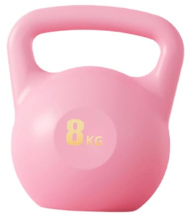Wassergefüllte Kettlebell 4/6/8 kg, Wasser-Kettlebell mit rutschfestem Griff, Fitness-Kettlebell für Ganzkörpertraining und Hüftheben, Heimtraining