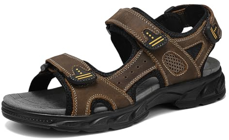 Sandals, Beach Sandals, Arch Support Sandals, Casual Shoes, Elegant for Women, brown, 6 UK