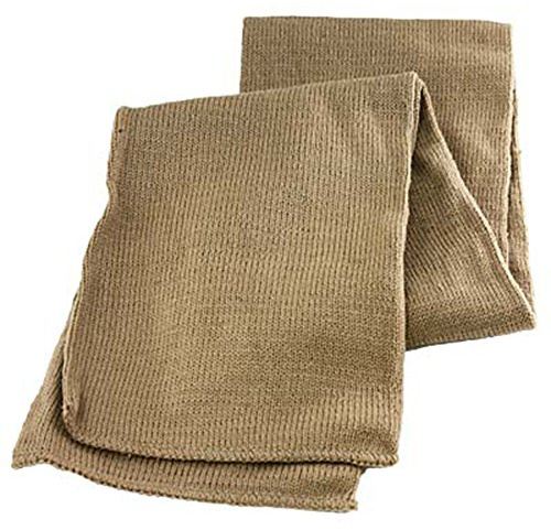 Gelante Men Classic Knit Winter Scarf Warm Double layer-2040B-Khaki