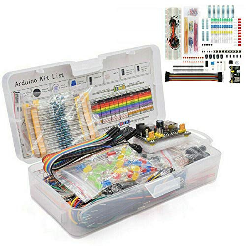 ZHITING 1set Starter-Kit für Elektronische Komponenten Breadboard LED Summer Widerstandstransistor