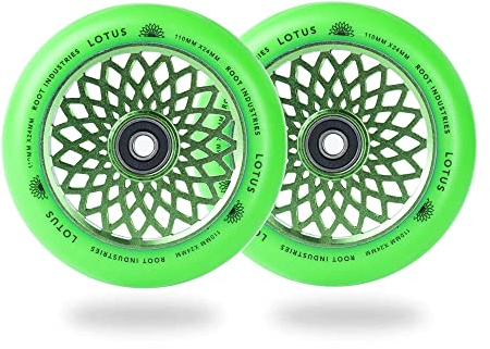 Root Lotus Stunt Scooter-Räder Radiant Green 110mm