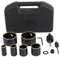 BINOTA Bi-Metall M42-Lochsäge Satz 22-73 mm, für Metall, Holz, Sperrholz, PVC, Faserplatten, Gipsplatten, Set 22 29 38 44 67 73mm