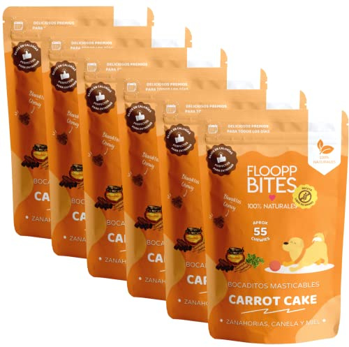 Floopp Bites Floopp Bites Hypoallergene Hundeleckerlis für Training & Belohnung – hochwertig, natürlich, leicht verdaulich – Snack für alle Hundegrößen, 6x50g Packung