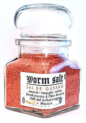 Sel de ver d'agave ou assaisonnement traditionnel pour tequila, cocktails et salsa 100g