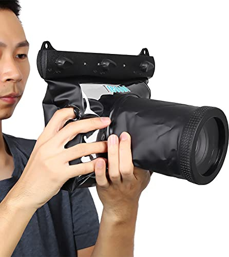 Akozon Custodia Subacquea Impermeabile HD in PVC per Fotocamera SLR DSLR
