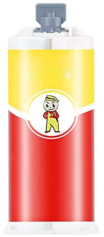 Colle AB Haut Température, puissante pâte de soudure métal, dose de gel ultra-résistante, colle liquide tous matériaux (1 pièce)