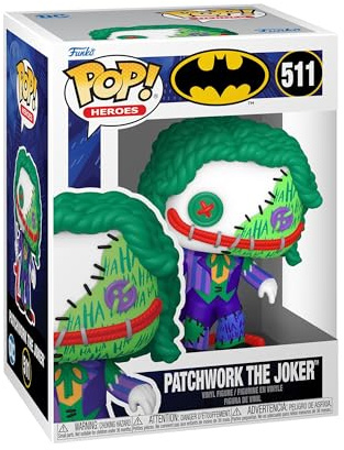 Funko POP! Animation: DC Comics - The Joker (Patchwork) | Offizielles Superheroes Merch - Vinyl Sammelfigur als Regal Deko - Geschenkidee zum Geburtstag für Fans und Sammler