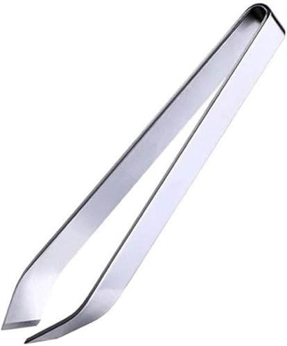 dvegGEE Pinzas Multiusos, Pinzas de Metal, Pinzas de Acero Inoxidable for Alimentos Que se utilizan en la Cocina for Sacar Plumas de Pollo y Pinzas for Espinas de Pescado(M)