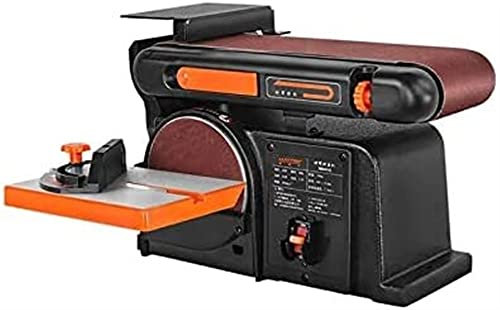 Multifunctional Abrasive Belt Machine Sandpaper Machine Desktop Sanding Machine Woodworking Abrasive Belt Sander Polishing Easy Operation Machine Tools 550w