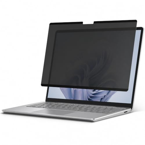 MEGOO Protezione privacy per Surface Laptop 7 da 13,8 pollici, anti-spia, antiriflesso, luce blu e blocco UV, tecnologia Nano magnetica, design rimovibile