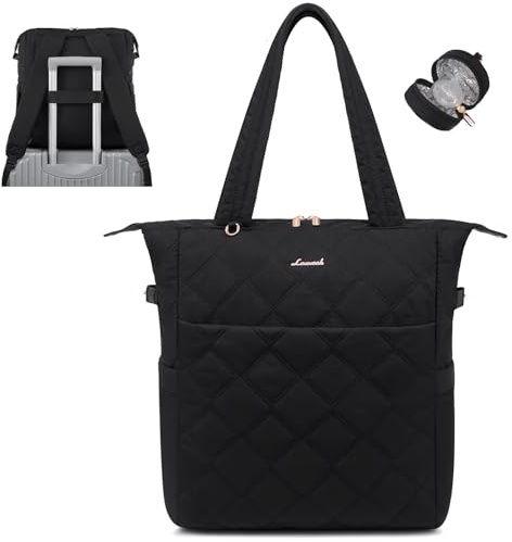 LOVEVOOK Diaper Bag Backpack,Diaper Bag Tote for Mom Dad with Changing Pad,Insulated Pockets, Convertible Lightweight Mom Backpack with Pacifier Case（Black）