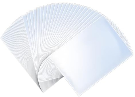 MOXYOY Pokemon Kartenhüllen 100 Penny Sleeves für Yu-Gi-Oh!-Karten Sammelkartenspiele Sportkarten Fußballkarten TCG - 67x92mm