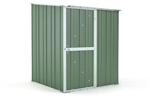 Box in Acciaio Zincato Casetta da Giardino in Lamiera 1.55 x 1.75 m x h2.02 m - 60 KG – 2.71 metri quadri (Verde)