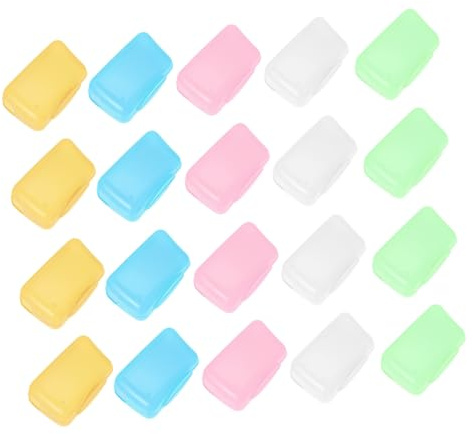 FRCOLOR 100 Piezas Fundas Protectoras para Cabezales de Cepillo de Dientes Elásticas y Flexibles Portátiles y Ligeras para y Proteger contra y Manchas de Unidades para Viaje y Diario