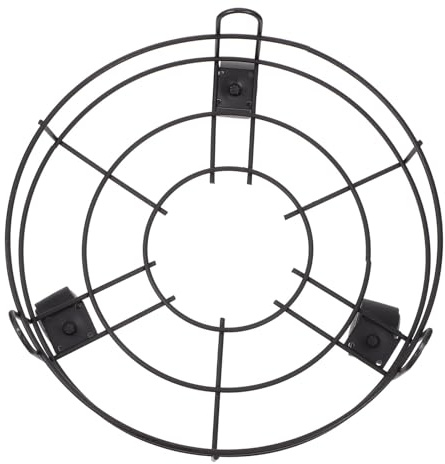 SEWACC Supporto per Piante in Ferro Rotondo 33 CM con Ruote Girevoli e Freno Base Portavasi Mobile per Interni ed Esterni Carrello Porta Fiori Resistente per Spostamento su Pavimenti e