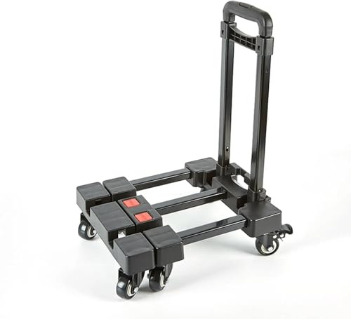 Faltbare Handkarre – Einkaufswagen mit verstellbarem Griff für einfache Mobilität, perfekt für den Außenbereich und Heimaufgaben, leichtes und tragbares Design