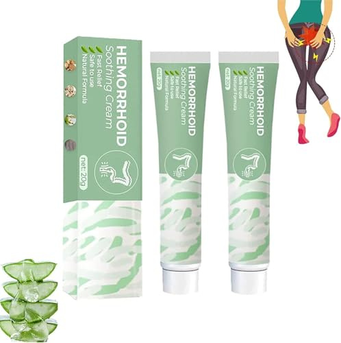 German Koltax Hemorrhoid Soothing Cream,Natural Herbal Hemorrhoids Ointment,Quick Relief from Hemorrhoids and Anal Fissures Hemorrhoids Treatment Cream for All Ages (2)