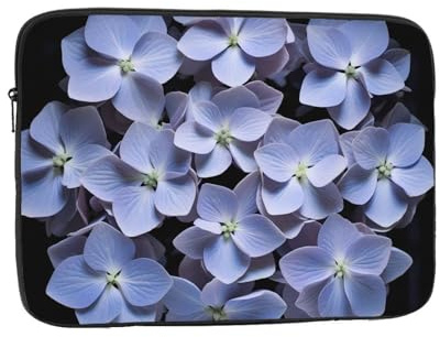Housse de protection pour ordinateur portable 17 Motif hortensia mauve