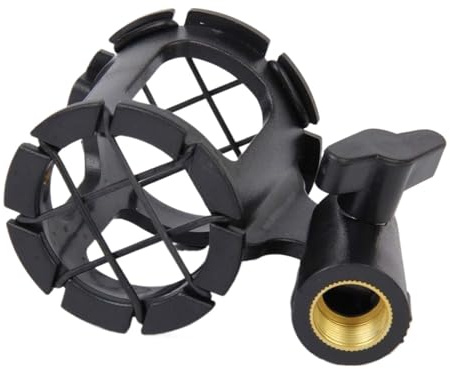 Support Anti-choc Pour Microphone – Clip De Élastique, Suspension Anti-vibration, Trépied Réglable | Support Antichoc Pour D'enregistrement, Pour Audio Technica Seiren Mini USB, St