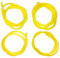 Lot de 4 Tuyau Durite d'Essence Durite Essence tuyau carburant 3x6mm/3x5mm, 2.5x5mm/2x3.5mm pour Souffleur Coupe-bordure Tronçonneuse Debroussailleuse(6 M)