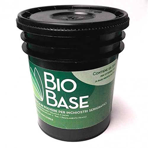 CPL Fabbrika. Umweltfreundliche Siebdruckfarben Linie Biobase 6 Farben Kollektion mit Vorbereitungsgrund, geeignet für Siebdruck auf Papier, Poster, Shopper aus Papier, Papier.