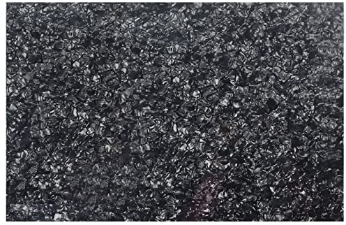 Mr.Power 29,5 x 43,2 cm DIY Blank Gitarre Bass Pickguard Material Schlagplatte Blatt Rückplatte für Strat Tele Fender Gitarre Jazz P Bass Custom (4-lagig Black Pearl)