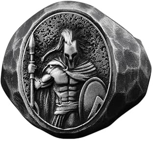Bague Spartiate Pour Hommes, Bague Pour Hommes Leonidas, Bague De Guerrier Spartiate, 300 Bagues Pour Hommes Spartiates, Bague Spartiate En Argent, Cadeau Pour Hommes En Argent, Bague Cadeau Pour Homm