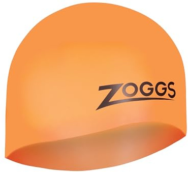 Easy-fit silicone swim cap, Comfortable Fit, Hydrodynamic Design, Latex Free