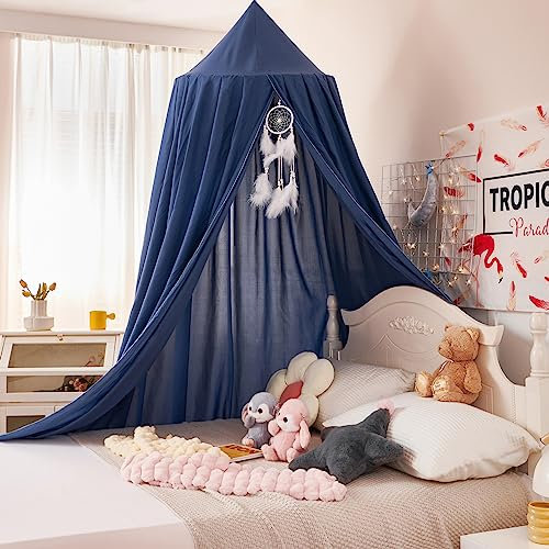 Dix-Rainbow Large Children Bed Canopy Round Dome Girls Mosquito Net Kids Princess Play Tents Nursery Room Decoration for Baby