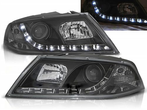 CR-Lights Led Scheinwerfer Set in schwarz für Skoda Octavia II 03.2004-2008