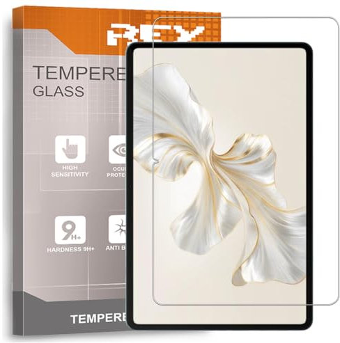 REY Pack 2X Pellicola salvaschermo per Honor Pad 9 12,1, Vetro temperato, di qualità Premium