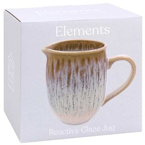 Lesser & Pavey Reactive Glaze Elements Kitchen Use Jug | Ceramic Finish, Versatile Serving, Comfortable Grip, Decorative Accent, Everyday Dining, Practical Addition