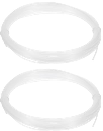 PATIKIL 2mm x 2mm x 10 Iarde Stecche per Cucire, 2 Rotoli Stecche per Corsetti Plastica Pp Corsetto Stecca per Bambole Fatte a Mano, Cappello, Borse, Abiti, Fai da Te, Trasparenti