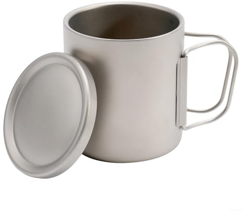 Contenitore termico per bevande con coperchio, adatto per uso domestico ed esterno (senza manici, 300 ml)