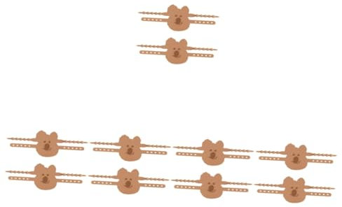IMIKEYA 5 Sätze Geräuschloser Schlosskasten Für Verriegeln Die Und Türschalldämpfer Türschloss Abdeckung Leiser Türschließer Anti Tür Zuschlagen Kieselgel Coffee 2 Stück * 5