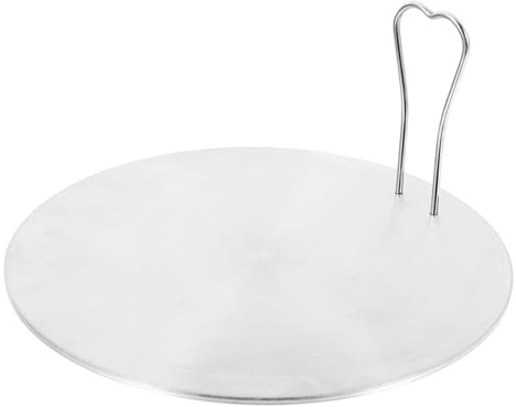 HAKIDZEL Induction Cooktop Adapter Plate Single Induction Cooktop Plate Stainless Steel Heat Converter Disk